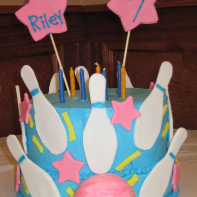 7Th Birthday Bowling Cake