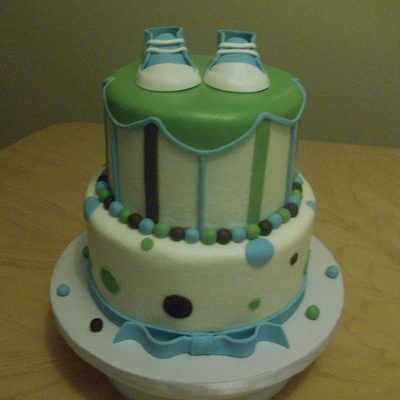 Blue, Brown And Green With Converse