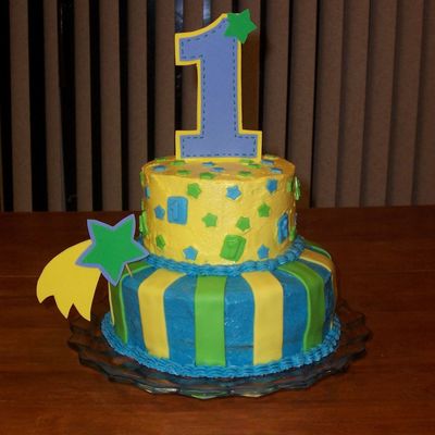 Jordan's First Birthday Cake