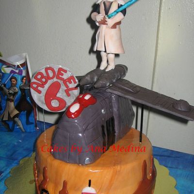 Therepublic Gunship With Obi Wan Kenoby