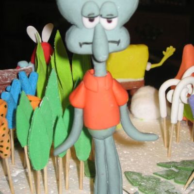 Sqirdward 3D Figure From Sponge Bob