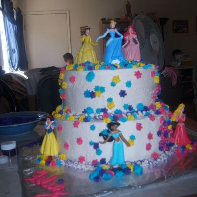 Full View Of Princess Cake