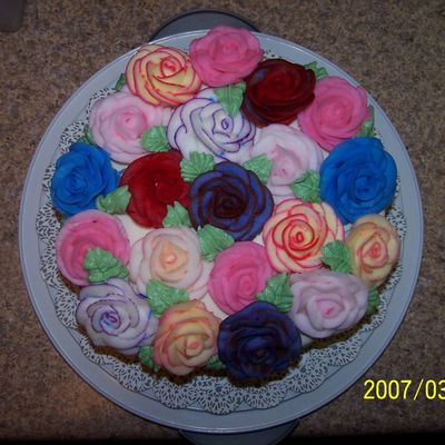 Week 4 Cake - Top View