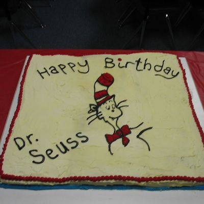 Dr. Suess Birthday Cake