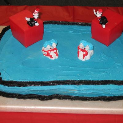 Dr. Suess Birthday Cake