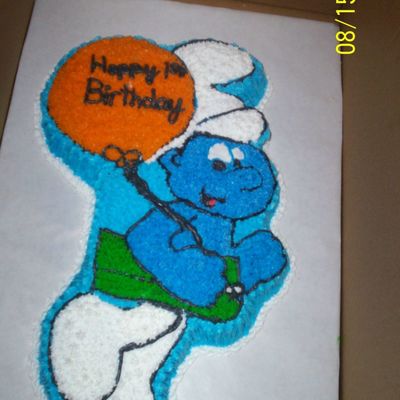 Smurf Cake