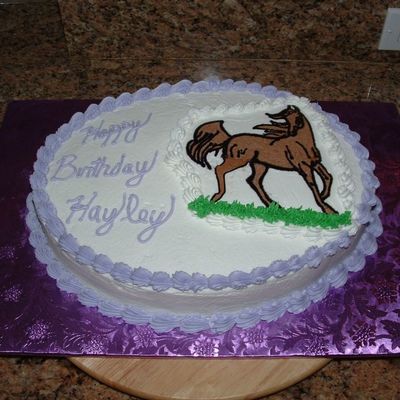 Birthday Horse Cake