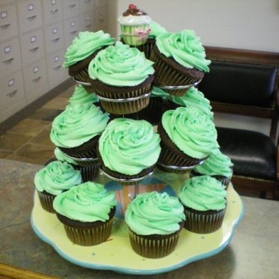 Green Cupcakes