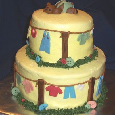 Clothesline Cake