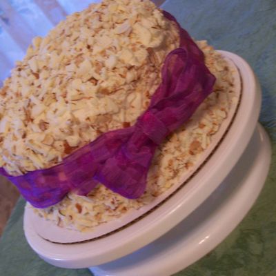 White Chocolate Almond Cake