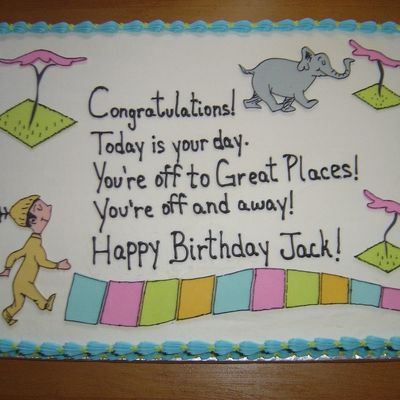 Dr. Suess "oh The Places You Will Go"