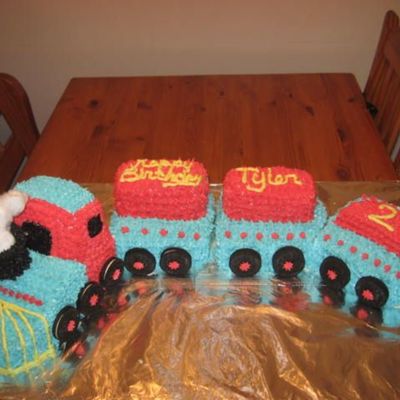 Birthday Train Cake