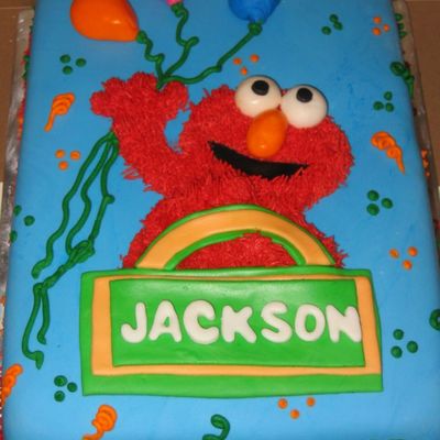 Elmo And Balloons