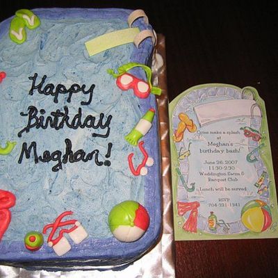 Swim Party Invitation