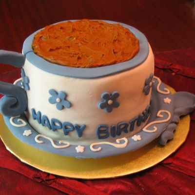Blue Birthday Teacup