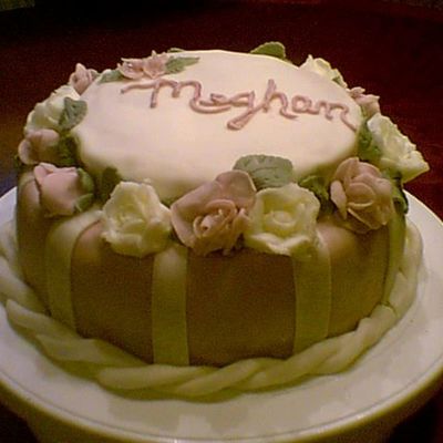 Dusty Rose Birthday Cake