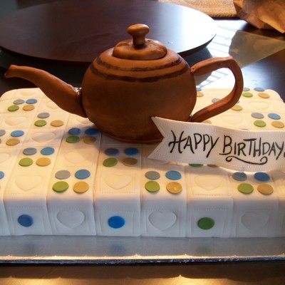 Brown Betty Teapot On Baby Quilt