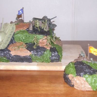 Camoflage Army Cake