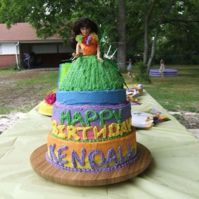 Luau Birthday Cake