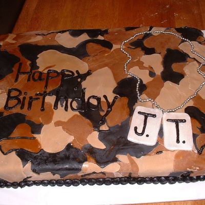 Camouflage Cake