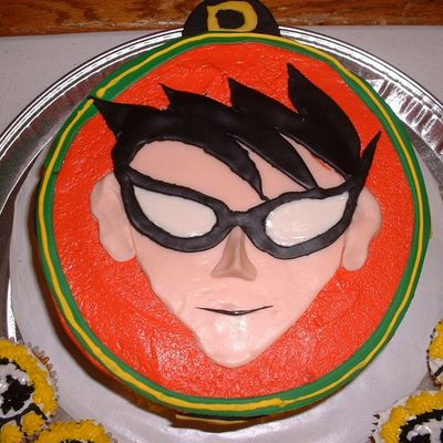 Teen Titans Robin Cake