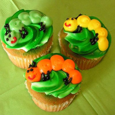 Caterpillar Cupcakes