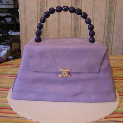 Purple Purse Cake