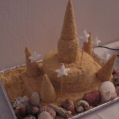 Sand Castle Cake