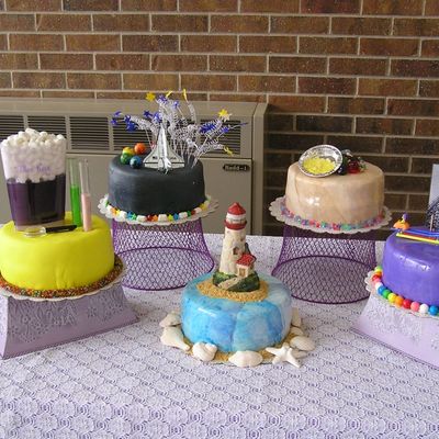 Mom's Retirement Cakes