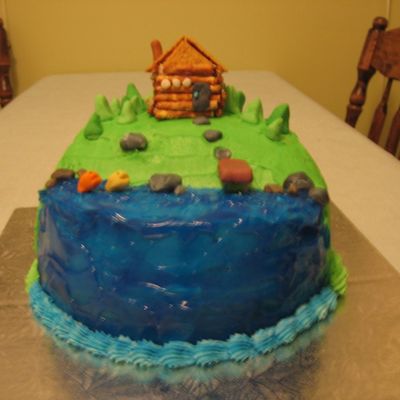 Log Cabin Cake