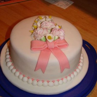 Fondant And Royal Icing Cake