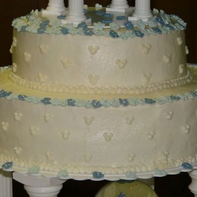 Cinderella-Mickey Wedding Cake