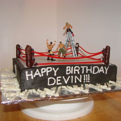 Wwe Wrestling Cake
