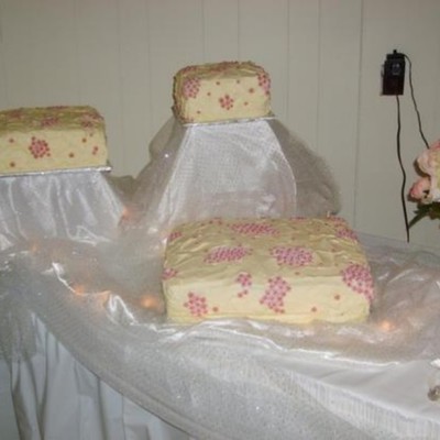 Square Wedding Cake
