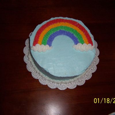 My Very First Cake - Rainbow Cake