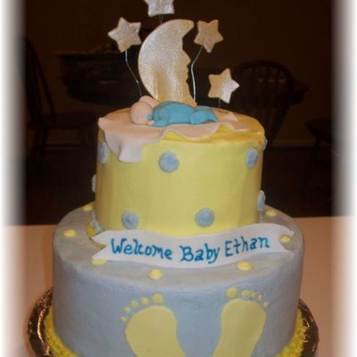 Baby Shower With Moon And Stars