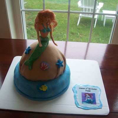 Little Mermaid Birthday Cake
