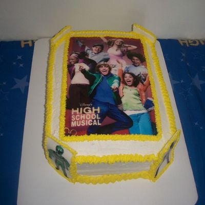High School Musical And Power Rangers Cake