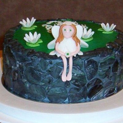 Fairy On Lily Pond