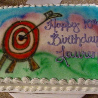 Airbrushed Bow & Arrow