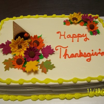 Daisies And Fall Leaves