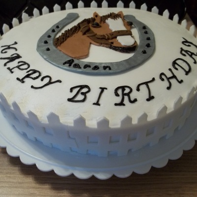 Horse With Picket Fence