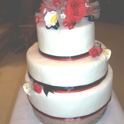 Roses And Calla Lilies