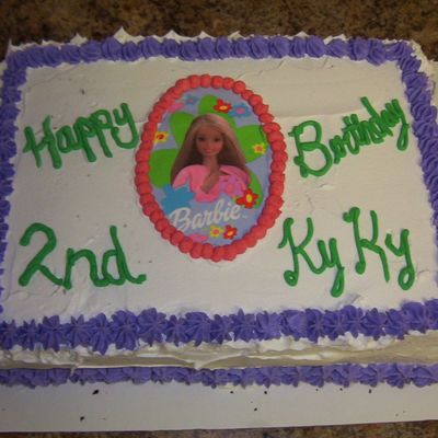 Barbie Birthday Cake