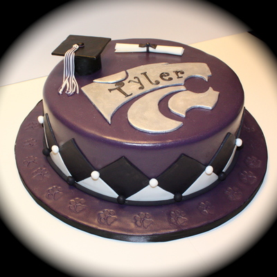 Powercat Graduation Cake
