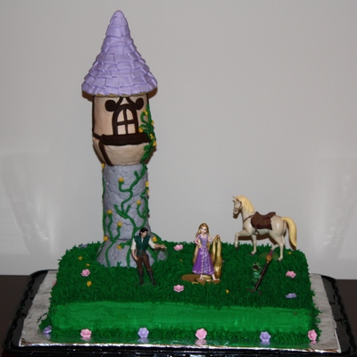 Tangled Cake - Rapunzel
