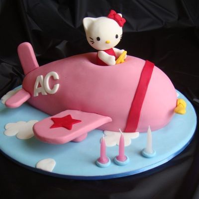 Hello Kitty On A Plane