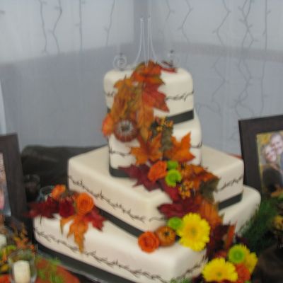 Square Fall Cake