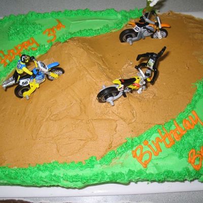 Dirt Bike Cake
