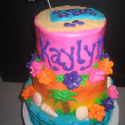 Hawaiian Birthday Party.
